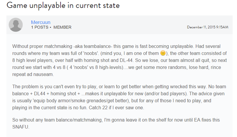 Illustration for article titled Star Wars Battlefront's Matchmaking Is A Mess